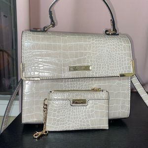 Dune London Grey Croc Purse